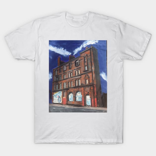 The Last Building, Defiance, Glasgow, Scotland T-Shirt by golan22may